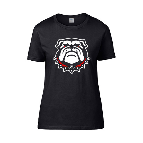 Georgia Bulldog Head Women's T-Shirt Tee