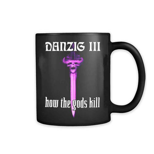 Danzig How To The Gods Kill Logo Skull Sword 11oz Mug