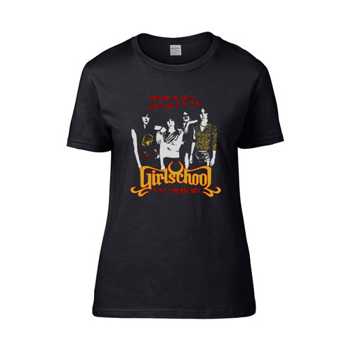 Girlschool Driving Me Crazy Right Out Of My Mind Women's T-Shirt Tee