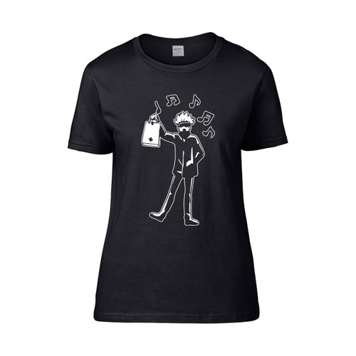 Gojo Saturo Cute Black Women's T-Shirt Tee
