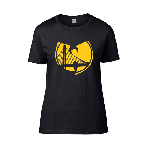 Golden State Warriors Wu Tang Logo Women's T-Shirt Tee