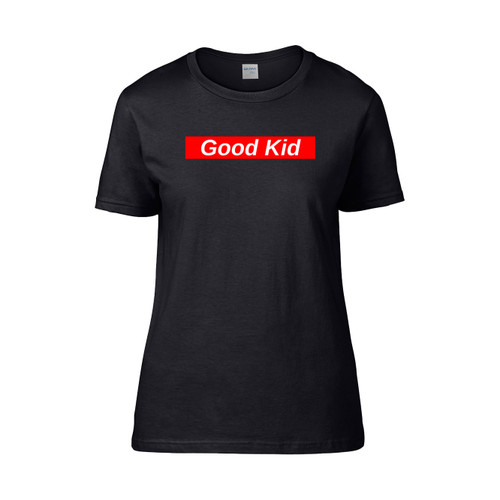 Good Kid Red Box Logo Women's T-Shirt Tee