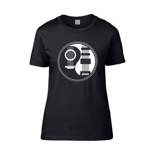 Guitar Yin Yang Women's T-Shirt Tee