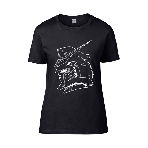 Gundam Deathscythe Profile Outline Women's T-Shirt Tee