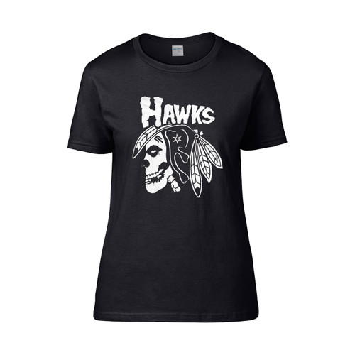 Hawks Misfits Blackhawks Chicago Blackhawks Women's T-Shirt Tee