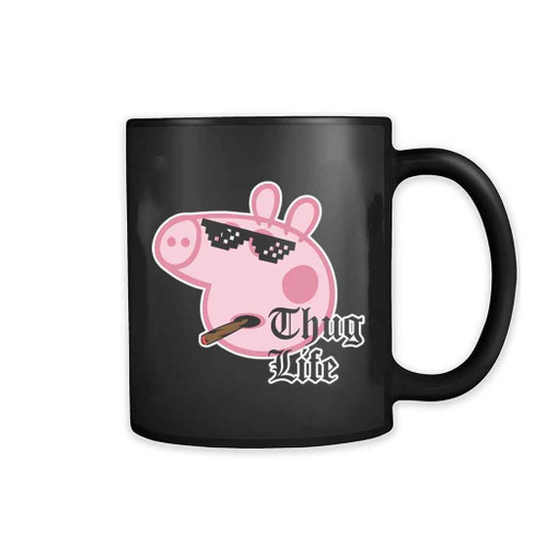 Peppa Pig Thug Life Parody 11oz Mug