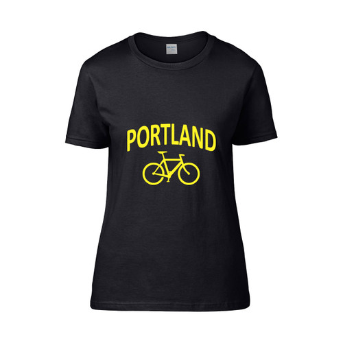 I Bike Portland Women's T-Shirt Tee