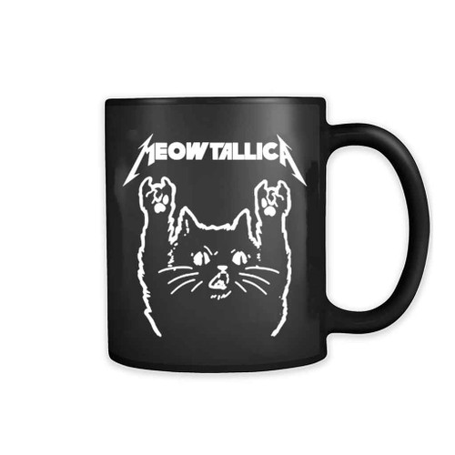 Moewtallica Metallica Cat 11oz Mug