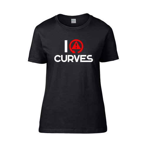 I Love Curves Women's T-Shirt Tee
