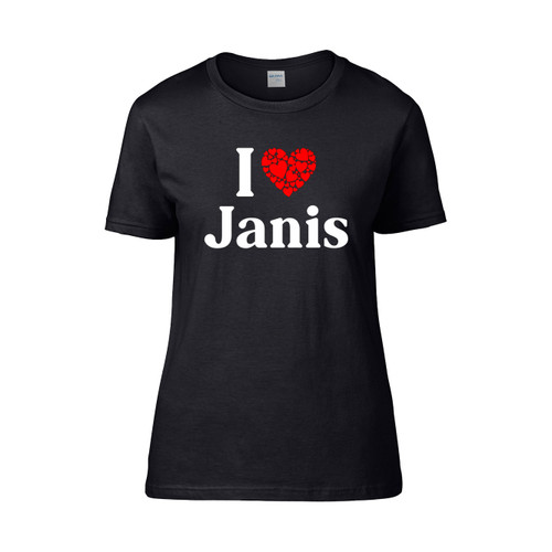 I Love Janis I Heart Women's T-Shirt Tee