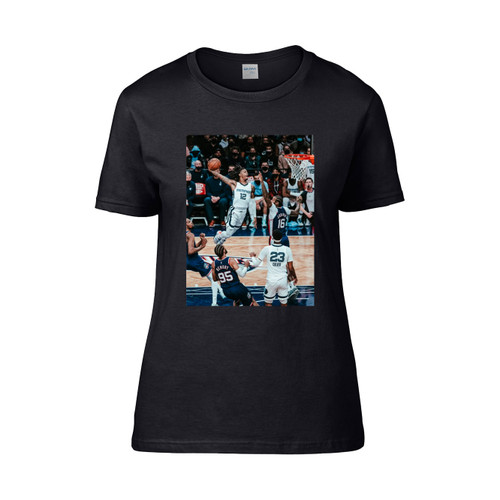 Ja Morant Memphis Dump Basketball Shot 2022 Women's T-Shirt Tee