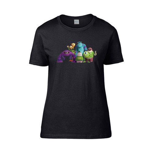 James P Sullivan Mike Wazowski Monsters Inc Terry Monster Ungu Women's T-Shirt Tee