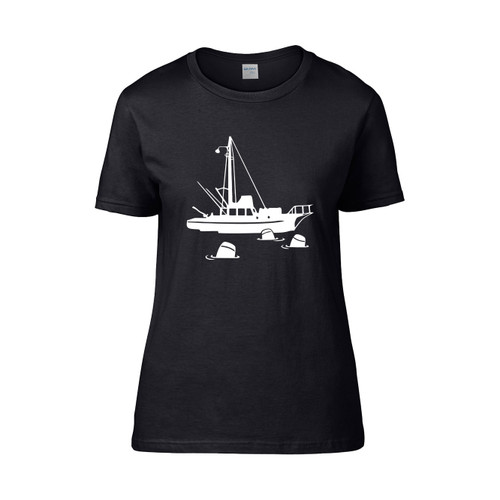 Jaws Orca With Barrels Women's T-Shirt Tee
