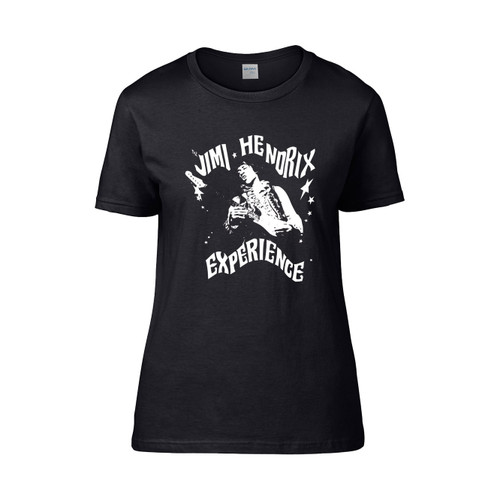 Jimi Hendrix Clasic Rock Music Guitarist Woodstock Musician Women's T-Shirt Tee