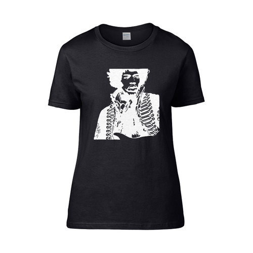 Jimi Hendrix Short Women's T-Shirt Tee