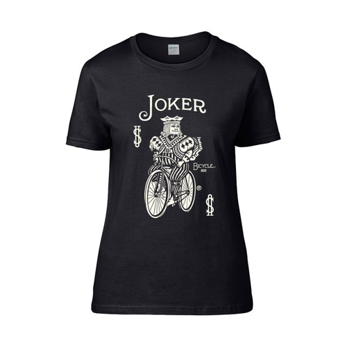 Joker Bicycle Shirt Cards Blackjack  Women's T-Shirt Tee