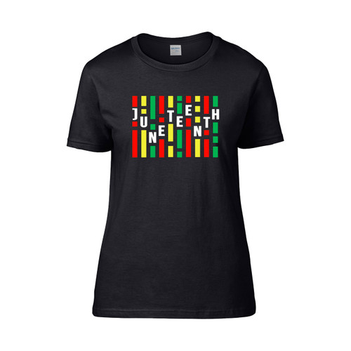 Juneteenth Colors  Women's T-Shirt Tee Juneteenth Colors  Women's T-Shirt Tee