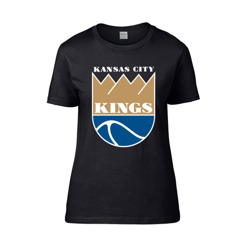 Kansas City Kings Royals Logo Mesh  Women's T-Shirt Tee