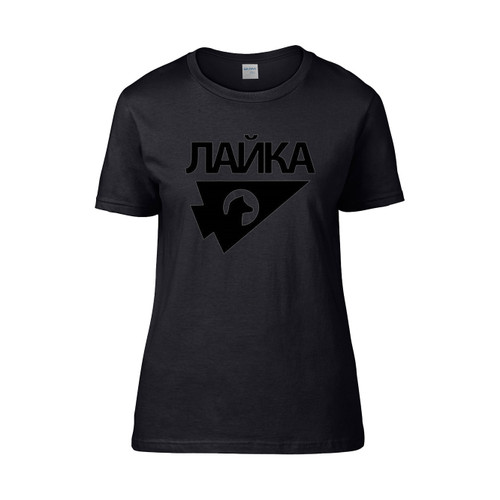 Laika Russian Space Dog Vector  Women's T-Shirt Tee