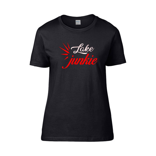 Lake Junkie Red  Women's T-Shirt Tee