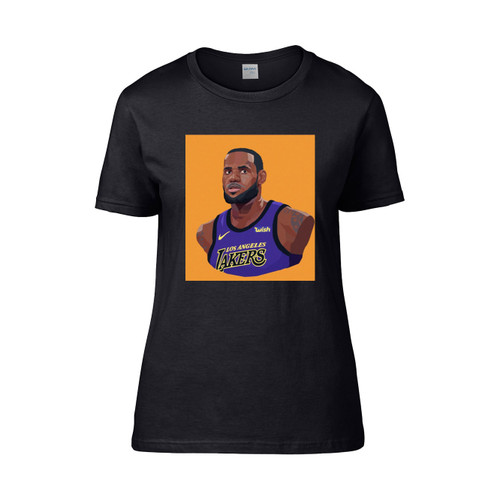 Lebron James Lakers Los Angles  Women's T-Shirt Tee