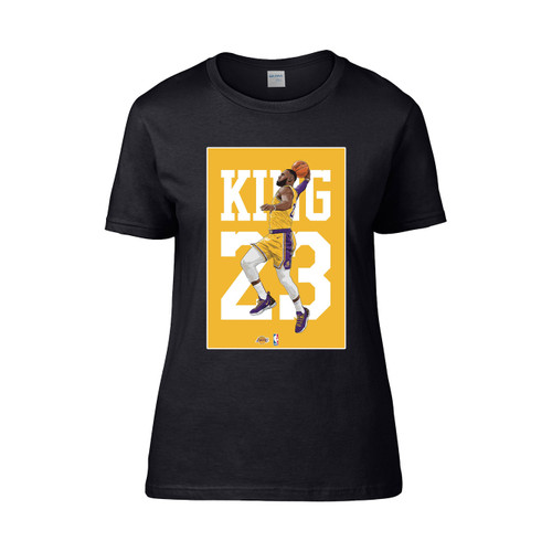 Lebron James Poster  Women's T-Shirt Tee