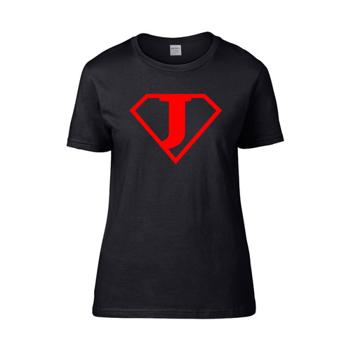 Letter J Super Letter  Women's T-Shirt Tee