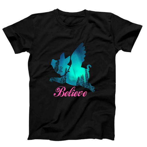 Flying Pig Believe Piggy With Wings Man's T-Shirt Tee