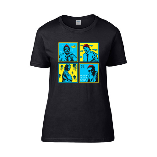 Life Aquatic T Shirt Steve Zissou Bill Murray  Women's T-Shirt Tee