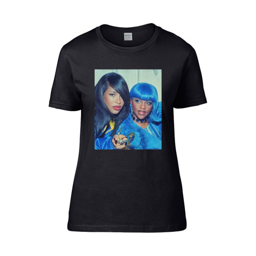 Lil Kim And Aaliyah  Women's T-Shirt Tee