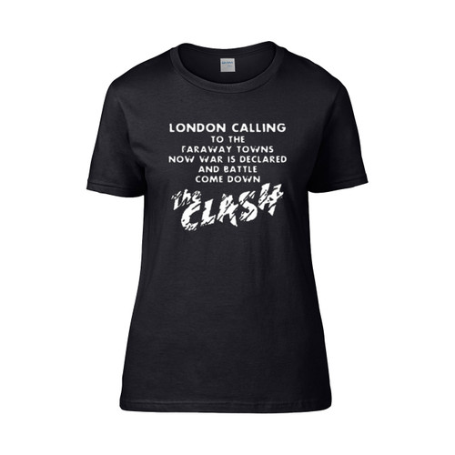 London Calling The Clash Joe Strummer  Women's T-Shirt Tee