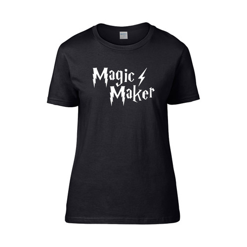 Magic Maker Harry Potter Magical Witch Themed Pregnancy Gender Reveal  Women's T-Shirt Tee