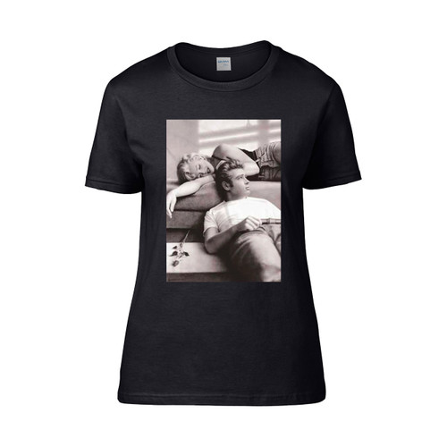 Marilyn Monroe James Dean  Women's T-Shirt Tee