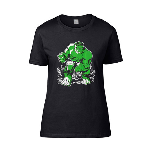Marvel The Incredible Hulk Retro  Women's T-Shirt Tee