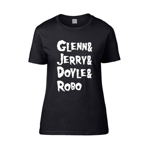 Misfits Expermental Jetset Style Glenn Jerry Doyle Robo  Women's T-Shirt Tee