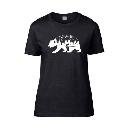 Mountain Bear  Women's T-Shirt Tee