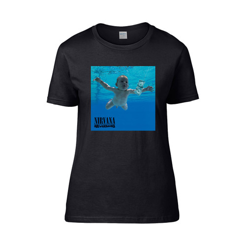 Nirvana Nevermind Album Kurt Cobain Rock Band  Women's T-Shirt Tee