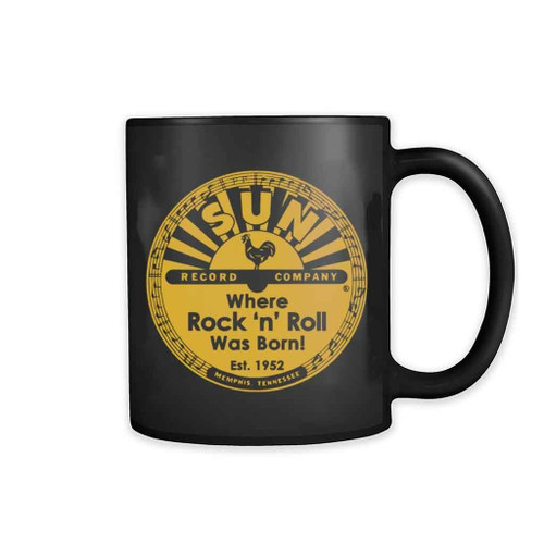 Sun Records Company Tennessee Rockabilly Logo 11oz Mug