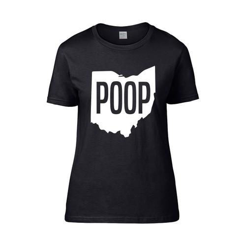 Ohio Sucks Poop  Women's T-Shirt Tee