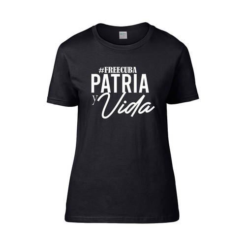 Patria Y Vida Free Cuba  Women's T-Shirt Tee