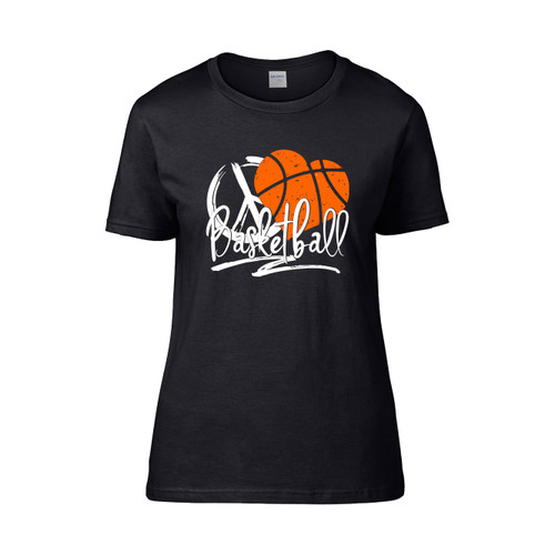 Peace Love Basketball  Women's T-Shirt Tee