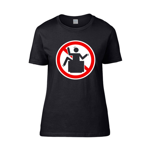 Please Remain Seated 2  Women's T-Shirt Tee