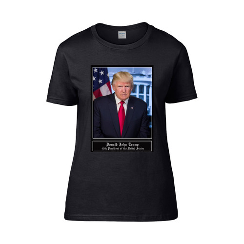 President Donald Trump  Women's T-Shirt Tee