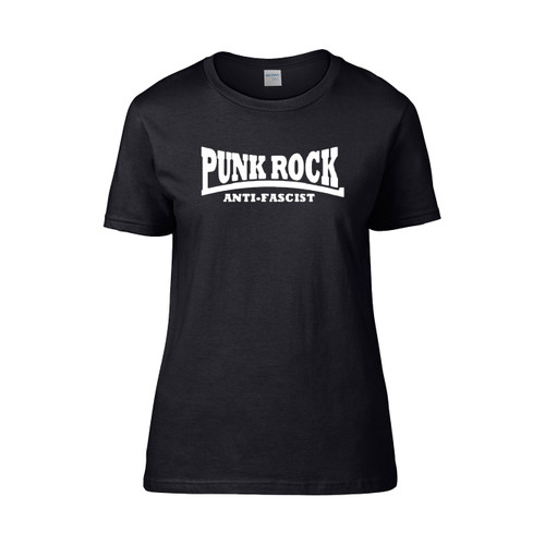 Punk Rock Anti Facists  Women's T-Shirt Tee
