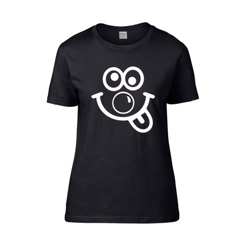 Red Nose Day Funny Tongue Face  Women's T-Shirt Tee Red Nose Day Funny Tongue Face  Women's T-Shirt Tee