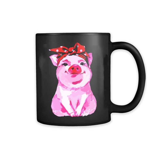 Pig Bandana Cute 11oz Mug