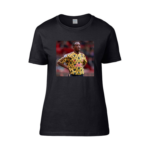 Retro Ian Wright Arsenal 90S Football  Women's T-Shirt Tee