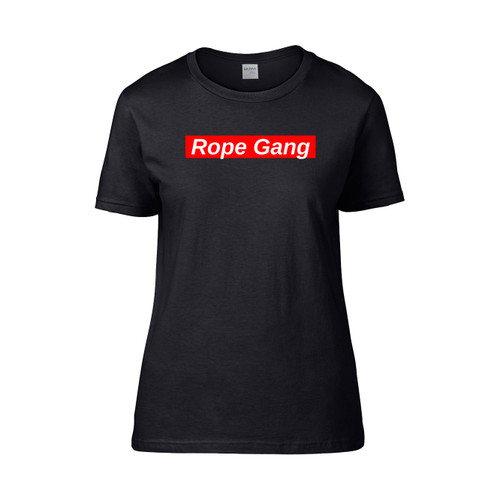 Rope Gang Red Box Logo  Women's T-Shirt Tee