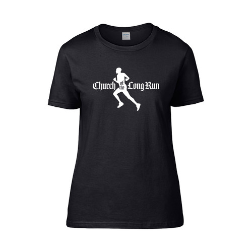Running Things Church Of The Long Run  Women's T-Shirt Tee