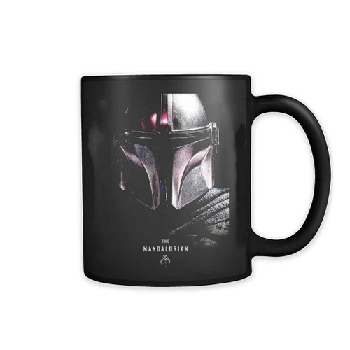 Star Wars The Mandalorian Dark Portrait 11oz Mug Star Wars The Mandalorian Dark Portrait 11oz Mug